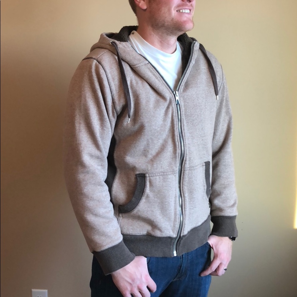 Fleece lined sweatshirt